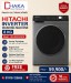 Hitachi BD-802HVOSW Inveter Washing Machine 8 KG